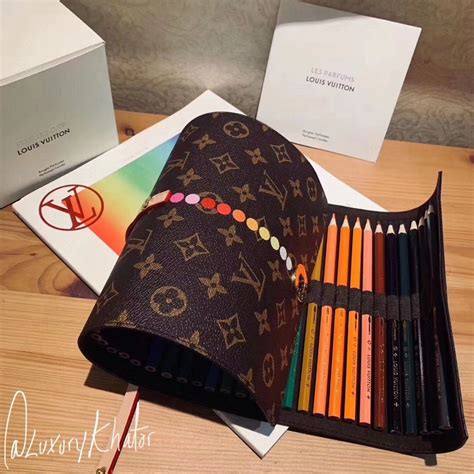 louis vuitton colored pencils|Louis Vuitton journal refill.